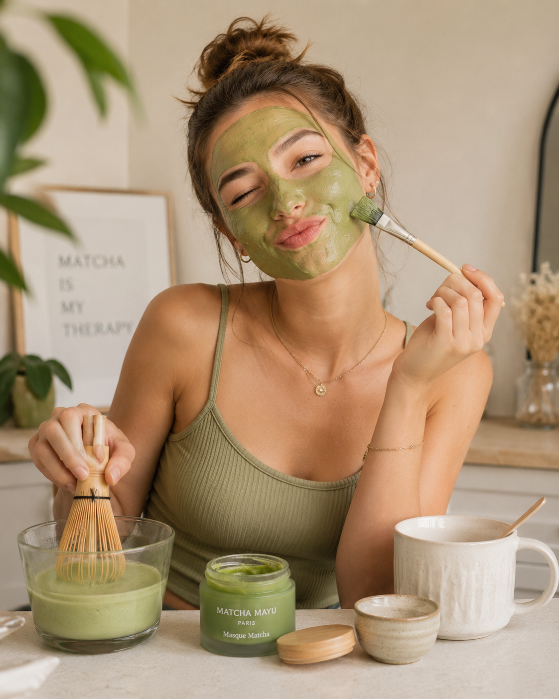 Masque au matcha